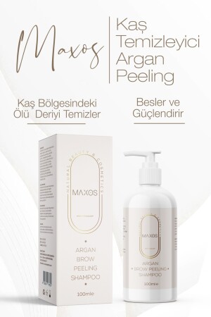 Kaş Temizleyici Argan Peeling & Şampuan 100ml Özel Formül KASTEMIZLEYICIARGANPEELING - 6