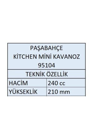 Kavanoz Kitchen Mini Baharatlık 240 Cc - 6 Adet PB&95104-6LIminikavanoz - 6