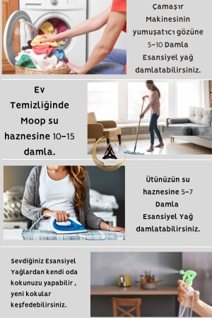 Kendi Setini Kendin Oluştur 10 Adet- Saf Esansiyel Yağ - Oda Ve Ortam Kokusu - 6