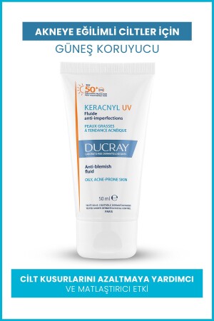 Keracnyl Fluid SPF 50- Yağlı ve Akneye Eğilimli Ciltler İçin Güneş Koruyucu 50ml 240325 - 2