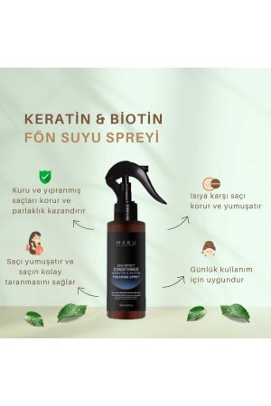 Keratin & Biotin Hitzeschützendes Haarpflegespray 150 ml - 5