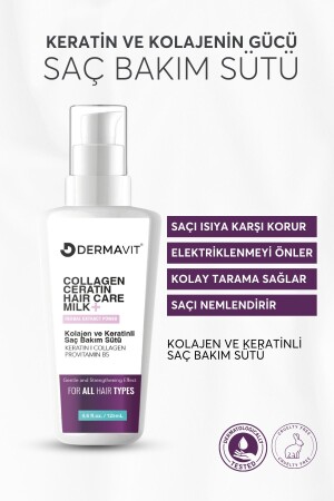 Keratin Collagen Milk Haarpflegemilch – Leicht kämmbares Spray 125 ml - 1