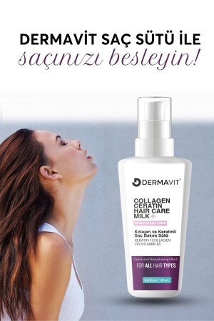 Keratin Collagen Milk Haarpflegemilch – Leicht kämmbares Spray 125 ml - 5