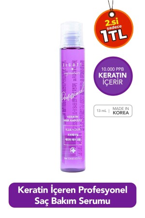 Keratin İçeren Konsantre Saç Bakım Serum Set Jigott Professional Keratin Hair Ampoule 13ml - 2