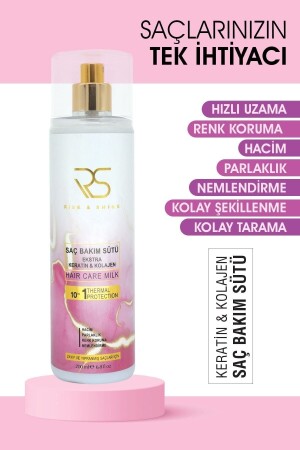 Keratin Kolajen Saç Bakım Sütü 200 ml - 3