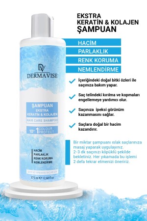 Keratin & Kolajen Şampuan 375 ml - 4