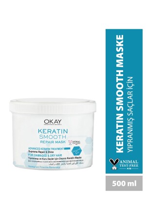 Keratin Smooth Onarıcı Maske 500 ml - 2