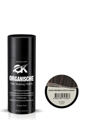 Keratinpulver 50 Gr. Dunkelbraunes topisches Haarpulver aus inländischer Produktion, neue Formel! - 3