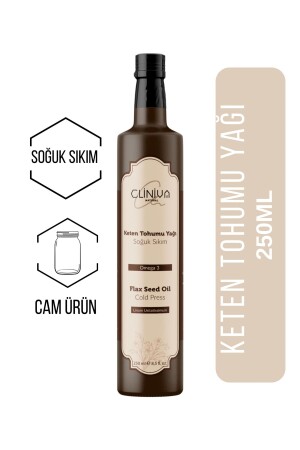 Keten Tohumu Yağı %100 Doğal Soğuk Sıkım 250ML Yağ - 2