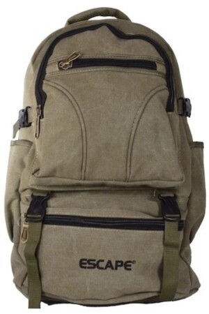 Khakifarbener Unisex-Rucksack - 4