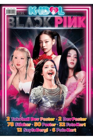 Kıdol Blackpink - 2024.01 Takvim Poster Hediyeli - 2