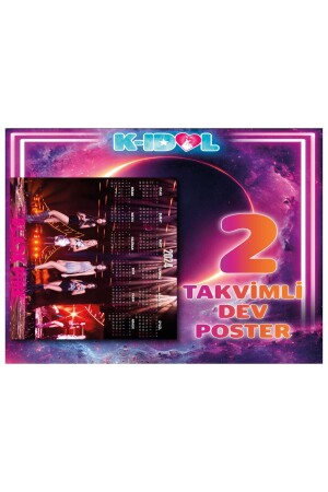 Kıdol Blackpink - 2024.01 Takvim Poster Hediyeli - 5