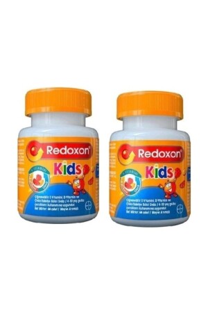 Kids 60 Tablet 2 Kutu Çiğnenebilir Gummy I Çocuklar Için C Vitamini, D Vitamini Ve Çinko ddm3041708 - 2