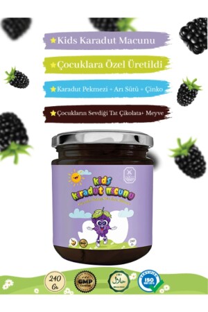 Kids Çocuk Macunu - Arı Sütü- Propolis-karadut Pekmezi- Bal Ve Vitamin Katkılı Kakaolumeyveli Macun - 5