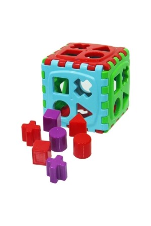 Kiki Sevimli Kule Geometrik Şekiller Bulmaca Bul Tak Puzzle Eğitici Zeka Geliştirici Set 3İN1KİKİ - 5