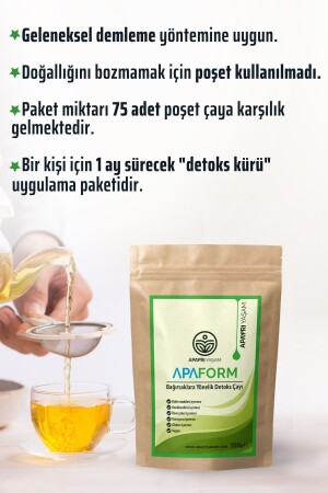 Kilo Verme Ve Boşaltıma Yardımcı- Ödem- Gaz- Şişkinlik Giderici Bio Detoks Form Çayı Apaform - 5