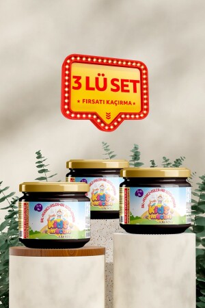 Kinderpaste speziell für Kinder, glukosefrei, Honigmelasse, Pollen und Gelée Royale, 3er-Set mit Kakao, 3 x 350 g, 707247 - 2