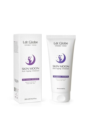 Kırışıklık Çizgi Ve Leke Karşıtı Yüz Temizleyici 200 ml SKINMOON-ANTIAGING-CLEANSER - 1