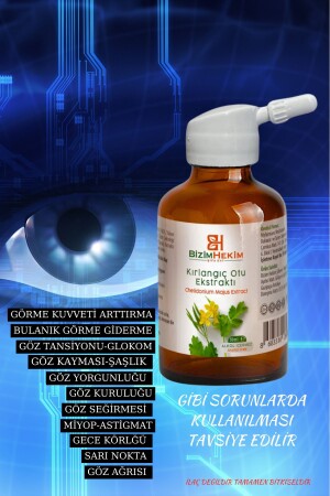 Kırlangıç Otu Ekstraktı 50 ml (Chelidonium Majus Extract) Kırlangıç Otu Damlası - Kırlangıç Damlası - 1