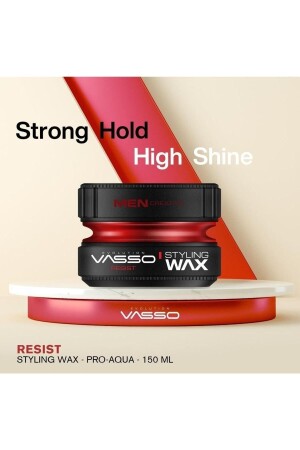 Kısa Saçlar Için 24 Saat Ultra Tutuş Ve Parlaklık Veren Wax - Resist Pro Aqua 150 ml - 7