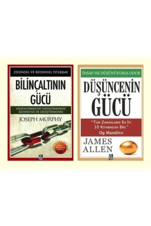 Kişisel Gelişim Seti 2 Kitap (Bilinçaltının Gücü-düşüncenin Gücü ) - 2