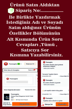 Kişiye Özel Elagance Isimli Viski Seti vis03 - 7