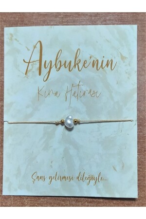 Kişiye Özel Isimli Şans Bilekliği Söz, Nişan, Kına, Nikah, Düğün Hediyesi 25 Adet bileklikdesen01 - 4