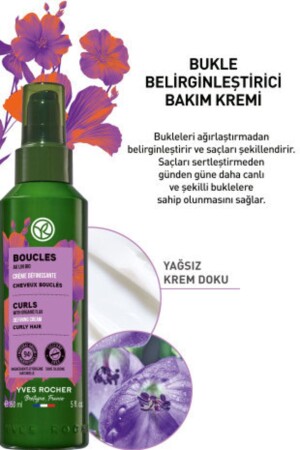 Kıvırcık ve Dalgalı Saçlar İçin (Boucle) Bukle Belirginleştirici Bakım Kremi - Vegan-150 ml - 5