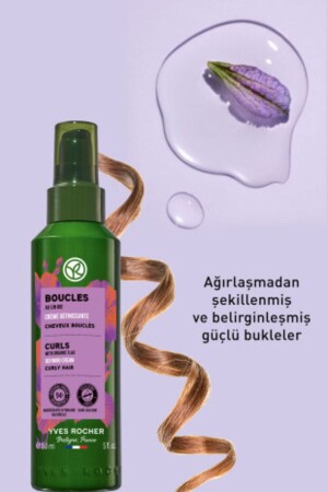 Kıvırcık ve Dalgalı Saçlar İçin (Boucle) Bukle Belirginleştirici Bakım Kremi - Vegan-150 ml - 8