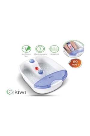 Kiwi Kfm 8635 Wasservibrierendes 3-Funktions-Fußmassagegerät 60 W Kiwi Km 9810 Kiwi km 9810 - 2