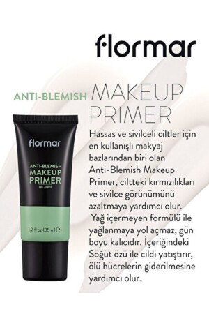 Kızarık Görünüm Önlemeye Yardımcı Makyaj Bazı-anti-blemish Make Up Primer-000-8690604534692 - 2