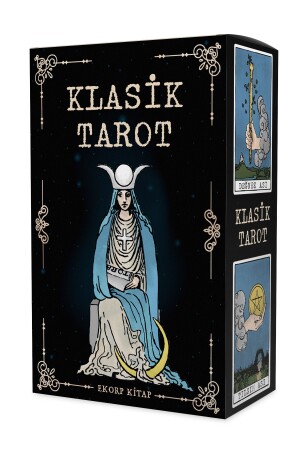 Klasik Tarot Takımı - 78 Kart Ve Rehber Kitap 2021 Orijinal Evrensel Baskı Oval Kenarlar - 2