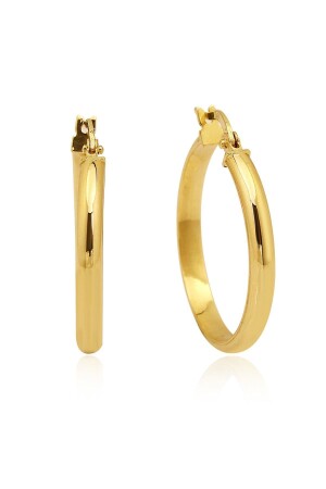 Klassischer Creolen-Ohrring aus 14 Karat Gold 2. 5cm - 5