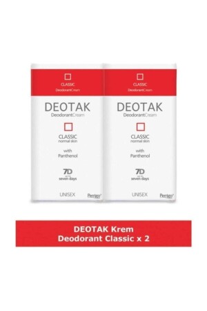 Klassisches Creme-Deodorant 35 ml 2 Stück - 2