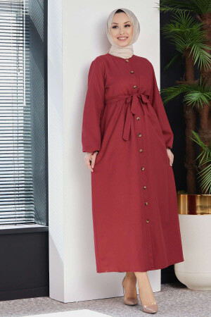 Kleid Weinrot - 3558 - 1