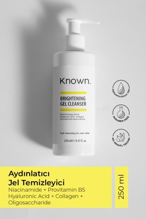 Known Aydınlatıcı Jel Temizleyici 250 ml (DENİZ EĞRELTİOTU-NİACİNAMİDE-HYALURONİK ASİT) KNW09 - 2