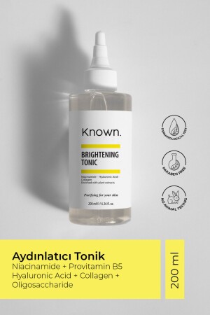 Known Aydınlatıcı Ve Leke Karşıtı Tonik 200 ml (DENİZ EĞRELTİOTU-NİACİNAMİDE-HYALURONİK ASİT) KNW05 - 1