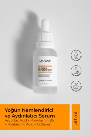 Known Yoğun Nemlendirici Serum 30 ml (MİKRO ALG-C VİTAMİNİ-HYALURONİK ASİT-KOLAJEN) KNW03 - 3