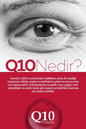 Koenzim Q10- Hyarulonic Acid- Caffeine Destekli Kırışıklık Karşıtı Nemlendirici Göz Çevresi Kremi - 5