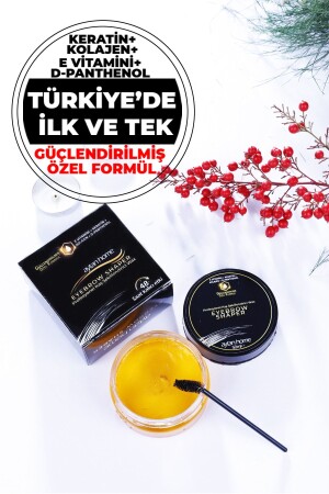 Kolajen Keratinli Kaş Sabitleyici & Şekillendirici Wax 50ml ( E Vitaminli) - 2