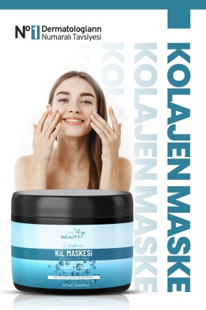 Kolajen Ölüdeniz Kil Maskesi Sivilce Ve Siyah Nokta Karşıtı Leke-giderici Collagen Maske 150 gr - 6