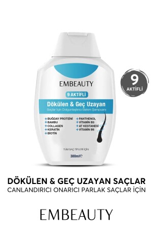 Kolajen Ve Keratin Saç Dökülmesine Karşı Hızlı Sac Uzatan Dolgunlaştırıcı Onarıcı Besleyici Şampuan - 3