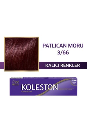 Koleston Einzeltubenfarbe 3/66 Auberginenviolett - 2