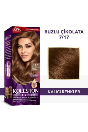 Koleston Intense Haarfärbemittel 7/17 Iced Chocolate – Salonqualität - 2