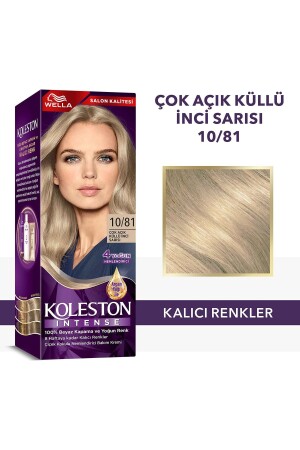 Koleston Intense Saç Boyası 10-81 Çok Açık Küllü Inci Sarısı - 3