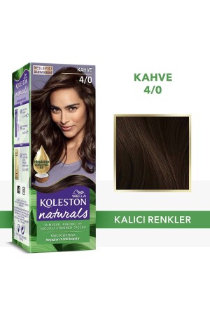 Koleston Naturals Haarfärbemittel 4/0 Braun - 1