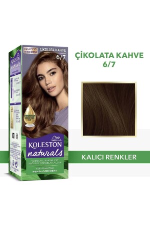 Koleston Naturals Haarfärbemittel 6/7 Schokoladenbraun - 3