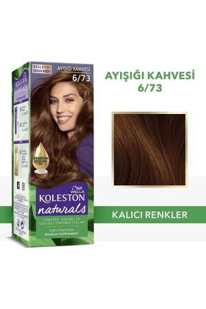 Koleston Naturals Haarfärbemittel 6/73 Mondlichtbraun - 3