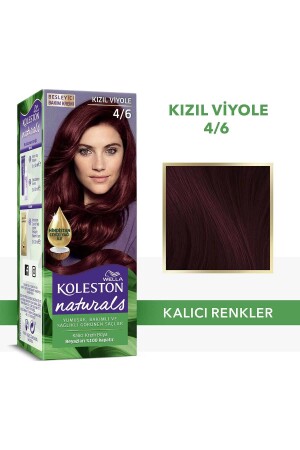 Koleston Naturals Saç Boyası 4-6 Kızıl Viyole - 1