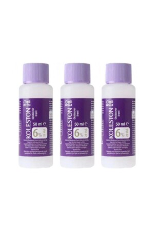 Koleston Peroxid 50 ml Oxidationsmittel 20 Volumen 3 Stück - 2